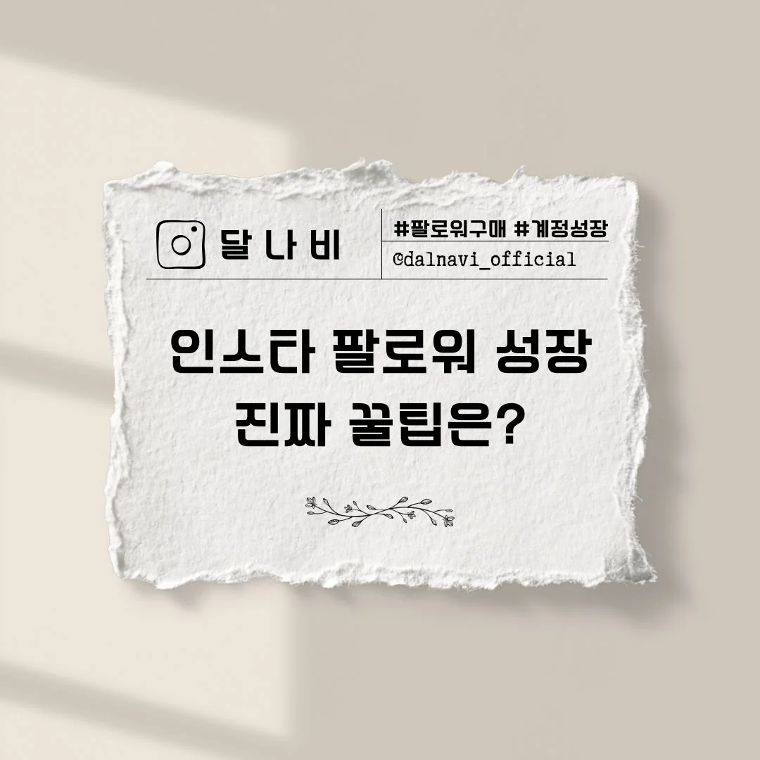 인스타 팔로워, 좋아요 구매 정말 위험할까?